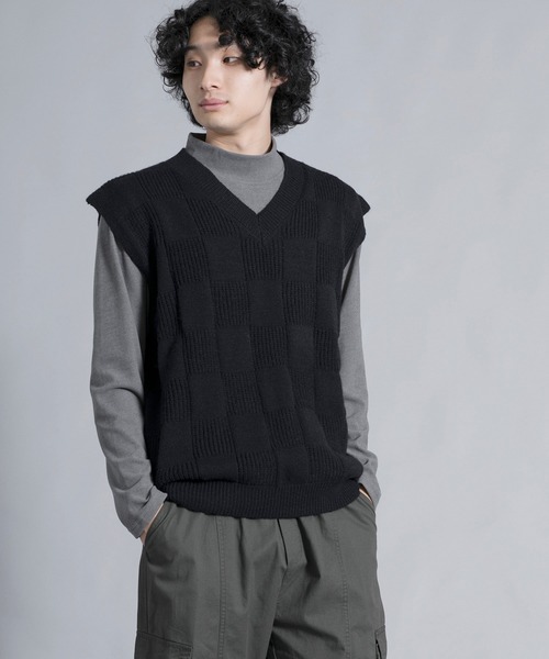 aimoha(アイモハ)の「aimoha men Elegant Check Pattern Vest(ベスト・メンズ・ブラック/チョコ/ダークグレー/ホワイト・MEDIUM/LARGE/X-LARGE/XX-LARGE/XXX-LARGE)」の22枚目の写真