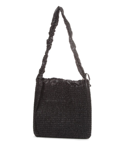 niko and...（ニコアンド）の「オリジナルギャザーフリルショルダーバッグ（ショルダーバッグ・レディース・ブラック/アイボリー/チェック・0）」の7枚目の写真