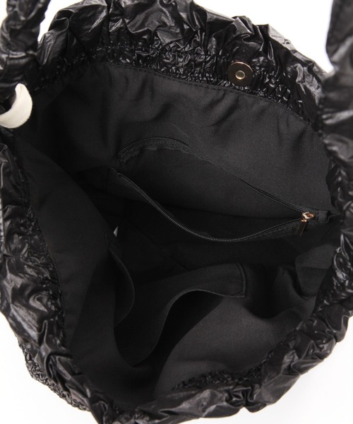 niko and...（ニコアンド）の「オリジナルギャザーフリルショルダーバッグ（ショルダーバッグ・レディース・ブラック/アイボリー/チェック・0）」の12枚目の写真