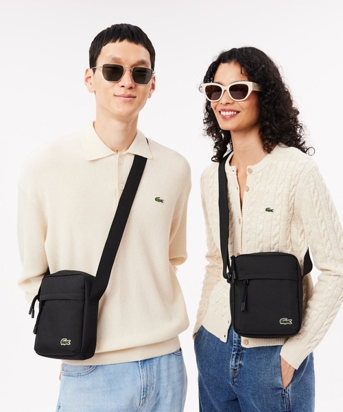 LACOSTE（ラコステ）の「ネオクロコ カメラバッグ / ショルダーバッグ（ショルダーバッグ・メンズ・ブラウン/ブラック/グリーン/ダークネイビー/ベージュ/モスグリーン・FREE）」の16枚目の写真