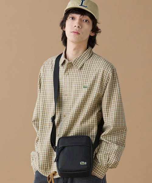 LACOSTE（ラコステ）の「ネオクロコ カメラバッグ / ショルダーバッグ（ショルダーバッグ・メンズ・ブラウン/ブラック/グリーン/ダークネイビー/ベージュ/モスグリーン・FREE）」の13枚目の写真
