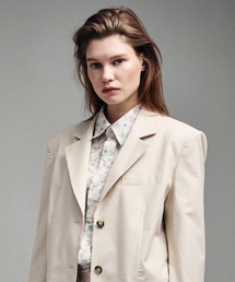 Mardi Mercredi（マルディメクルディ）の「OXFORD JACKET STRIPE 
