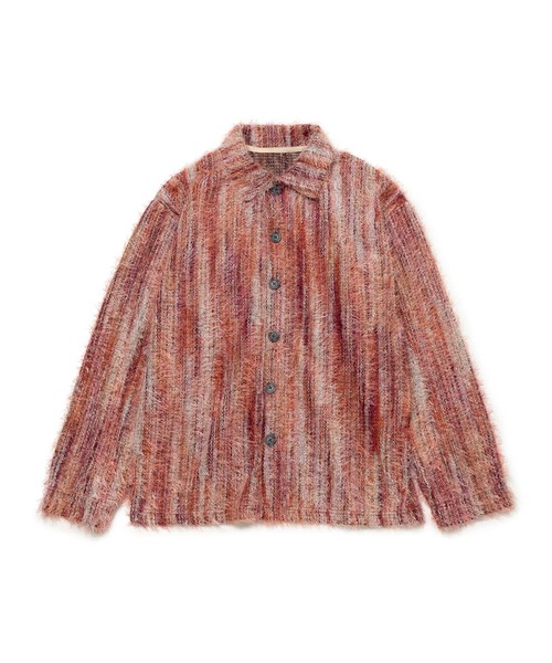 JUNRED（ジュンレッド）の「ストライプシャギーシャツ（シャツ/ブラウス・メンズ・レッド/イエロー系その他3・S/M/L）」の4枚目の写真