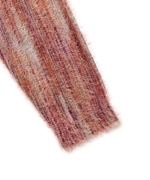 JUNRED（ジュンレッド）の「ストライプシャギーシャツ（シャツ/ブラウス・メンズ・レッド/イエロー系その他3・S/M/L）」の9枚目の写真