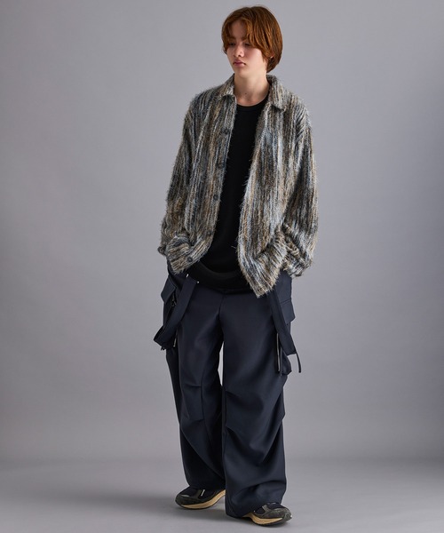 セール】ストライプシャギーシャツ（シャツ/ブラウス）｜JUNRED