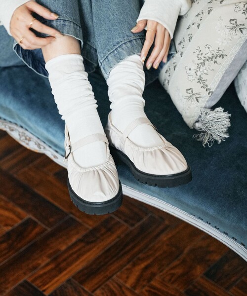 セール】厚底ベルトバレエシューズ（バレエシューズ）｜FREAK'S STORE