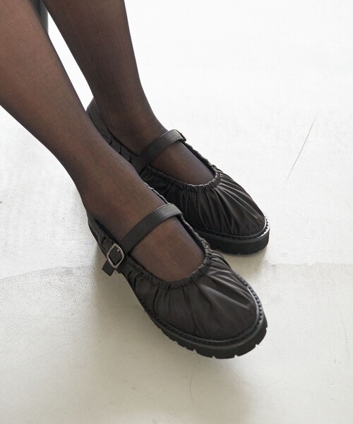 FREAK'S STORE（フリークスストア）の「厚底ベルトバレエシューズ（バレエシューズ・レディース・ブラック/ナチュラル・36/37/38）」の13枚目の写真