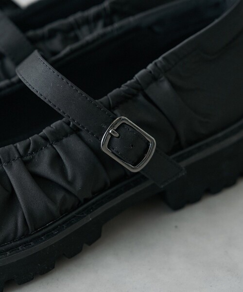 FREAK'S STORE（フリークスストア）の「厚底ベルトバレエシューズ（バレエシューズ・レディース・ブラック/ナチュラル・36/37/38）」の20枚目の写真