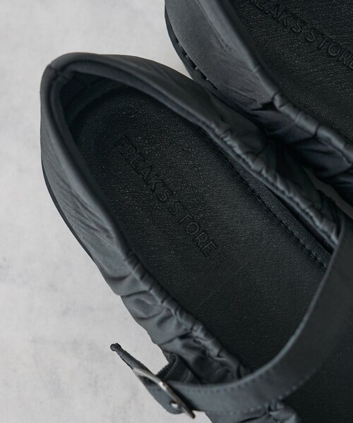 FREAK'S STORE（フリークスストア）の「厚底ベルトバレエシューズ（バレエシューズ・レディース・ブラック/ナチュラル・36/37/38）」の21枚目の写真