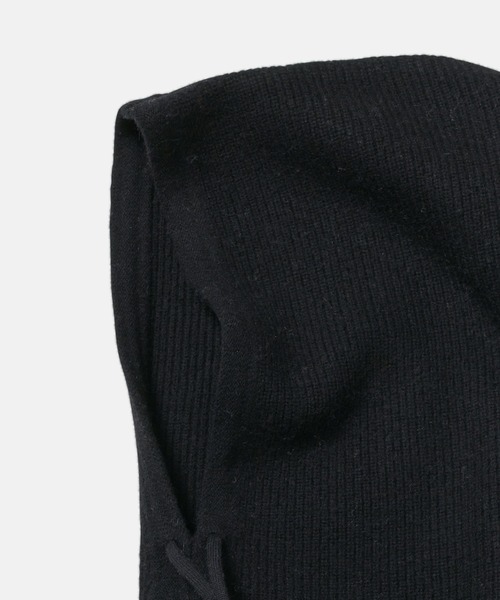 LE CIEL BLEU（ルシェルブルー）の「ニットフード / Knit Hood（ニットキャップ/ビーニー・レディース・ライトグレー/ベージュ/ブラック/レッド・36）」の6枚目の写真