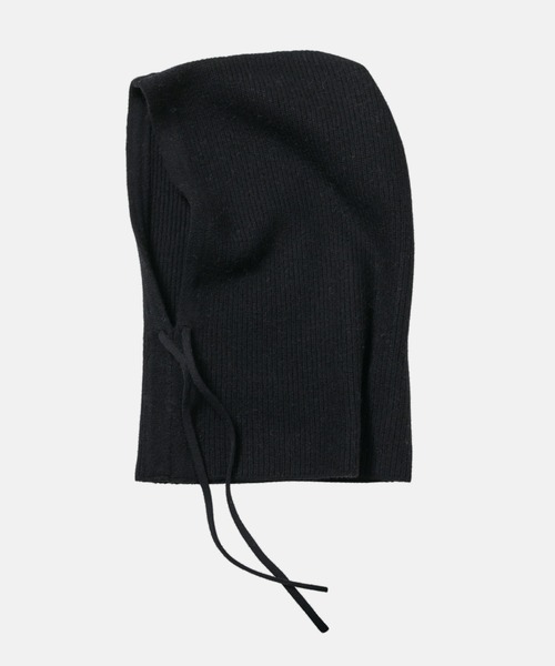 LE CIEL BLEU（ルシェルブルー）の「ニットフード / Knit Hood（ニットキャップ/ビーニー・レディース・ライトグレー/ベージュ/ブラック/レッド・36）」の5枚目の写真