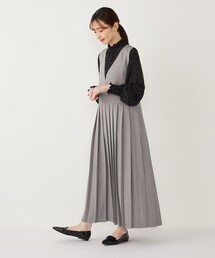 SHIPS Colors | SHIPS Colors:ワイド プリーツ ジャンパースカート(ワンピース)