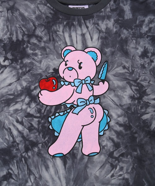 PUNYUS（プニュズ）の「タイダイベアビッグスウェット（スウェット・レディース・ライム/ピンク/スミクロ/パープル・3/4）」の22枚目の写真