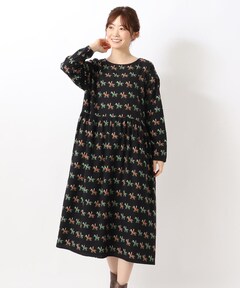 MAISON SPECIAL ボタンスリットチェックキャミワンピース ブラック セール】Button Slit Checkered Camisole Maxidresses/ボタン