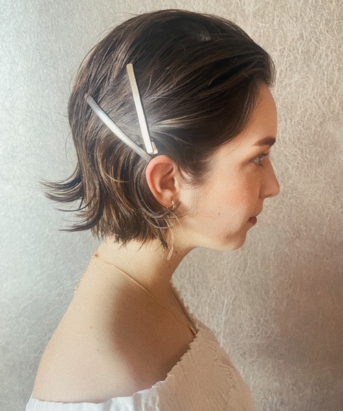 ciite'（シーテ）の「ロングシンプリー バレッタ（バレッタ/ヘアクリップ・レディース・ゴールド/シルバー・FREE）」の8枚目の写真