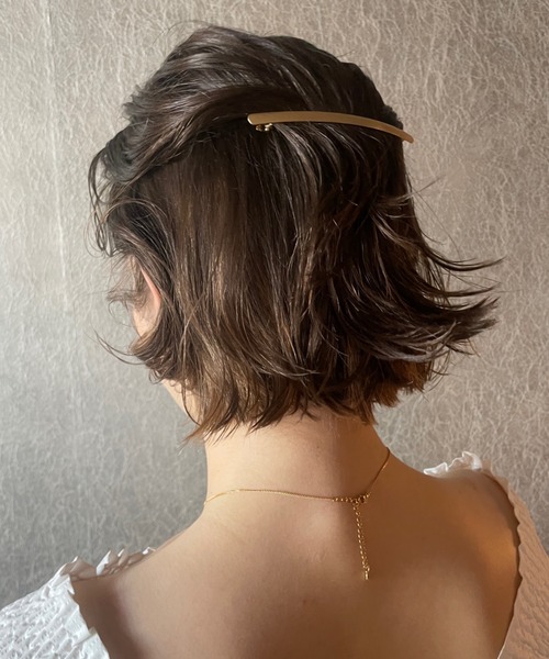 ciite'（シーテ）の「ロングシンプリー バレッタ（バレッタ/ヘアクリップ・レディース・ゴールド/シルバー・FREE）」の14枚目の写真
