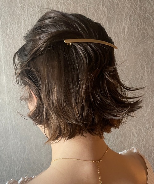 ciite'（シーテ）の「ロングシンプリー バレッタ（バレッタ/ヘアクリップ・レディース・ゴールド/シルバー・FREE）」の15枚目の写真