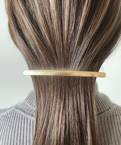 ciite'（シーテ）の「ロングシンプリー バレッタ（バレッタ/ヘアクリップ・レディース・ゴールド/シルバー・FREE）」の20枚目の写真