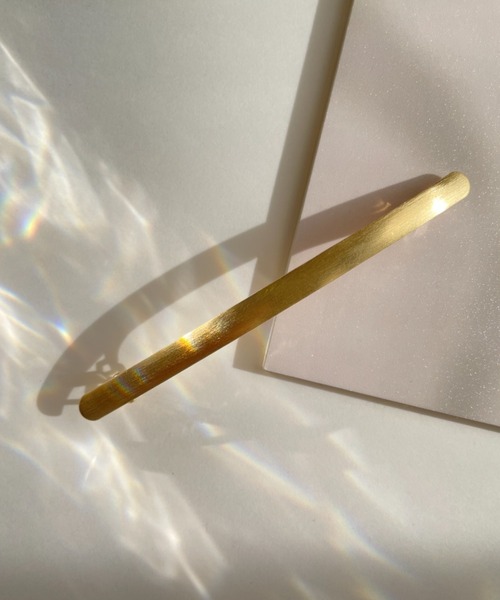 ciite'（シーテ）の「ロングシンプリー バレッタ（バレッタ/ヘアクリップ・レディース・ゴールド/シルバー・FREE）」の21枚目の写真