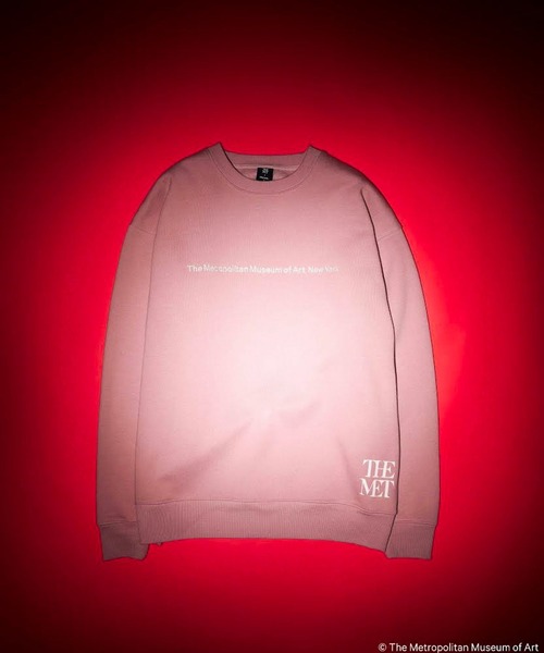 niko and...（ニコアンド）の「【The Metropolitan Museum of Art】コラボアートプルオーバー（スウェット・メンズ・チャコール/ピンク/オフホワイト・MEDIUM/LARGE）」の6枚目の写真