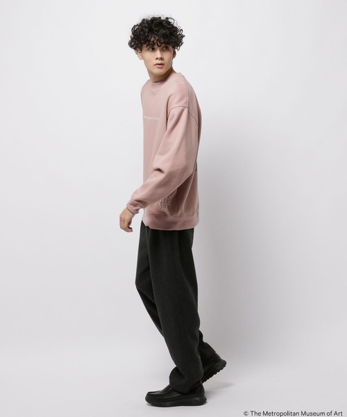 niko and...（ニコアンド）の「【The Metropolitan Museum of Art】コラボアートプルオーバー（スウェット・メンズ・チャコール/ピンク/オフホワイト・MEDIUM/LARGE）」の11枚目の写真