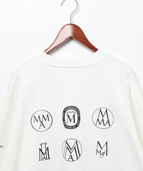 niko and...（ニコアンド）の「【The Metropolitan Museum of Art】コラボアートプルオーバー（スウェット・メンズ・チャコール/ピンク/オフホワイト・MEDIUM/LARGE）」の10枚目の写真