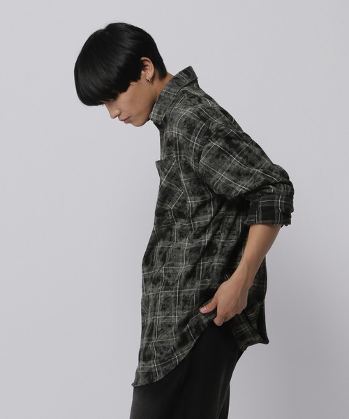 3.3 Field Trip (3.3フィールドトリップ)の「3.3 Field Trip/オンブレブリーチシャツ(シャツ/ブラウス・メンズ・ブラック・FREE)」の8枚目の写真