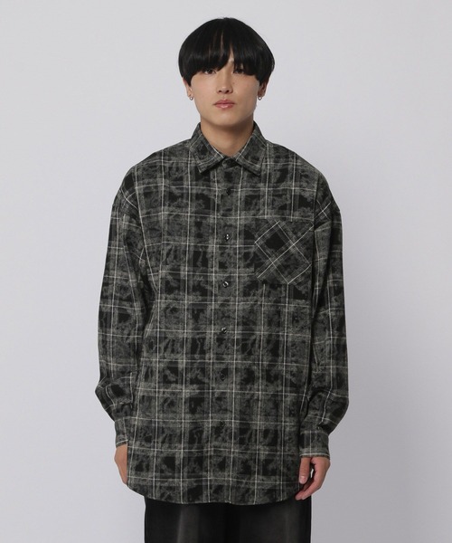 3.3 Field Trip (3.3フィールドトリップ)の「3.3 Field Trip/オンブレブリーチシャツ(シャツ/ブラウス・メンズ・ブラック・FREE)」の10枚目の写真