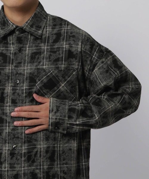 3.3 Field Trip (3.3フィールドトリップ)の「3.3 Field Trip/オンブレブリーチシャツ(シャツ/ブラウス・メンズ・ブラック・FREE)」の14枚目の写真