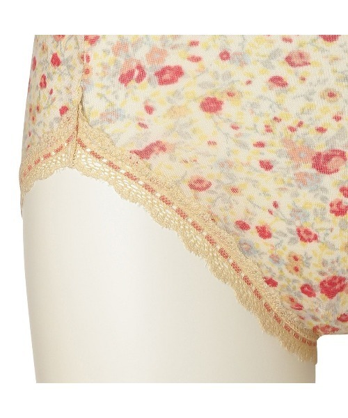 キッドブルー -２４ガーニッシュフラワー - 深型ショーツ-KIAH338 -kidblue（ショーツ）｜KID BLUE（キッドブルー）