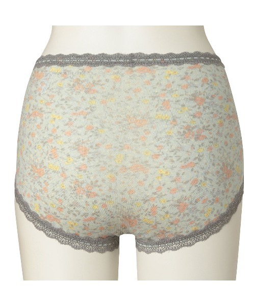 キッドブルー -２４ガーニッシュフラワー - 深型ショーツ-KIAH338 -kidblue（ショーツ）｜KID BLUE（キッドブルー）