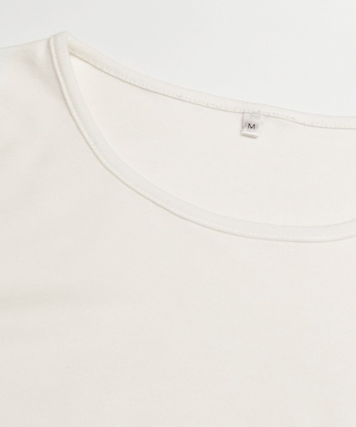 coca(coca)(コカ)の「裾バルーンドッキングカットソー(Tシャツ/カットソー・レディース・アイボリー/ブラック・S/M/L)」の16枚目の写真