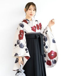 SOUBIEN(ソウビエン)のfloroレディース袴4点セット (着物・襦袢・下帯・袴)(着物)