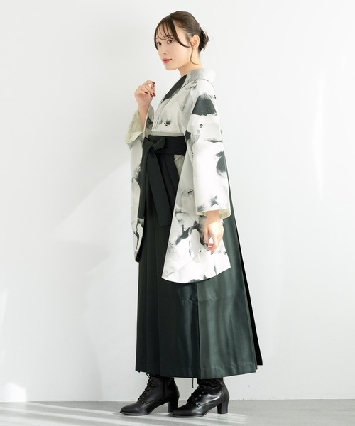 【セール】floroレディース袴4点セット （着物・襦袢・下帯・袴）（着物）｜SOUBIEN（ソウビエン）