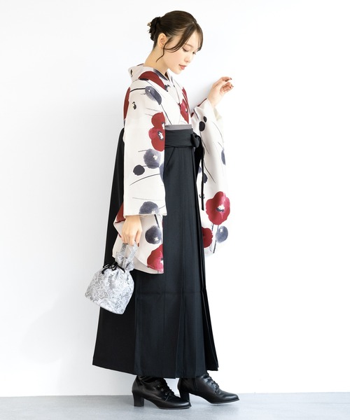 【セール】floroレディース袴4点セット （着物・襦袢・下帯・袴）（着物）｜SOUBIEN（ソウビエン）