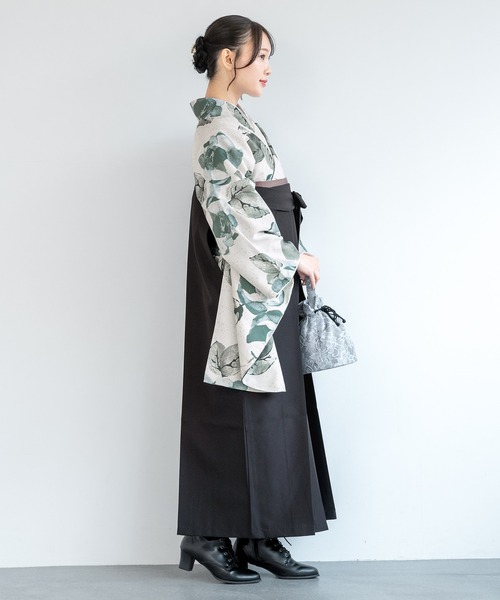 【セール】floroレディース袴4点セット （着物・襦袢・下帯・袴）（着物）｜SOUBIEN（ソウビエン）