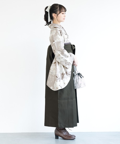 【セール】floroレディース袴4点セット （着物・襦袢・下帯・袴）（着物）｜SOUBIEN（ソウビエン）