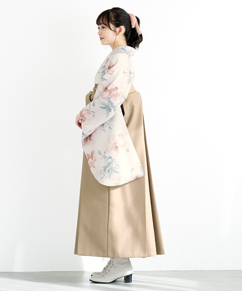 【セール】floroレディース袴4点セット （着物・襦袢・下帯・袴）（着物）｜SOUBIEN（ソウビエン）