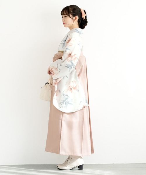 【セール】floroレディース袴4点セット （着物・襦袢・下帯・袴）（着物）｜SOUBIEN（ソウビエン）