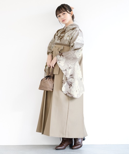 【セール】floroレディース袴4点セット （着物・襦袢・下帯・袴）（着物）｜SOUBIEN（ソウビエン）