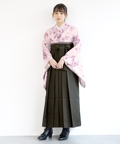 【セール】floroレディース袴4点セット （着物・襦袢・下帯・袴）（着物）｜SOUBIEN（ソウビエン）