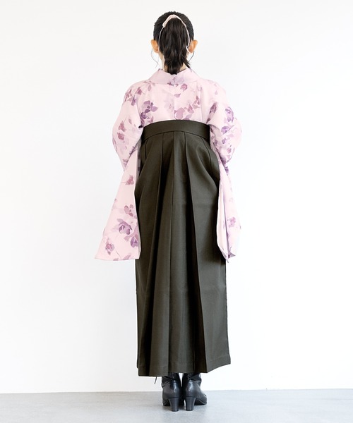 【セール】floroレディース袴4点セット （着物・襦袢・下帯・袴）（着物）｜SOUBIEN（ソウビエン）