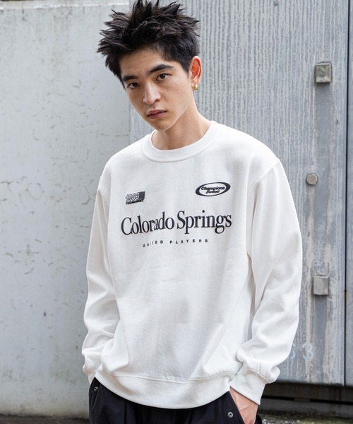 WEGO（ウィゴー）の「WEGO/リラックスフィットゲームロゴプルオーバー（スウェット・メンズ・ホワイト/ブラック/杢グレー・SMALL/MEDIUM/LARGE）」の7枚目の写真