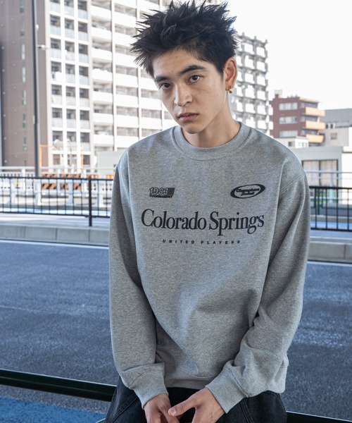 WEGO（ウィゴー）の「WEGO/リラックスフィットゲームロゴプルオーバー（スウェット・メンズ・ホワイト/ブラック/杢グレー・SMALL/MEDIUM/LARGE）」の12枚目の写真