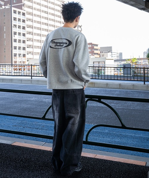 WEGO（ウィゴー）の「WEGO/リラックスフィットゲームロゴプルオーバー（スウェット・メンズ・ホワイト/ブラック/杢グレー・SMALL/MEDIUM/LARGE）」の13枚目の写真