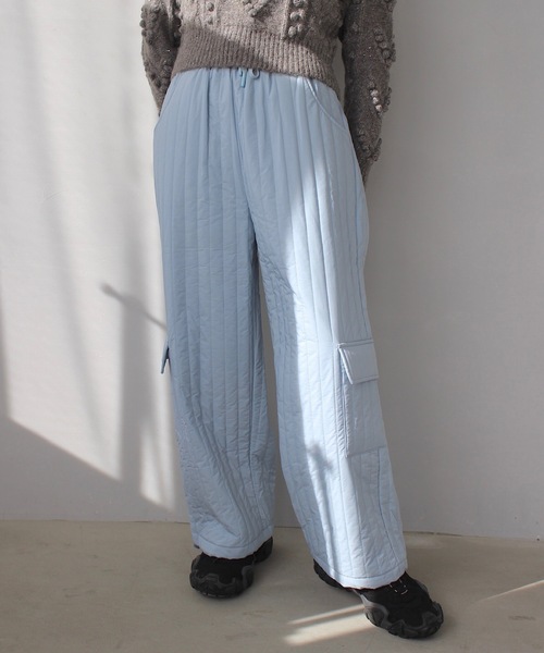 キルティングポケットパンツ【SANSeLF】 sanw24a049