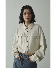 sono　ウーパリィティアードブルゾン　ホワイト Sono（ソーノ）の「【SONO/ソーノ】【PLUVIOPHILE COL.】ウーパリィ