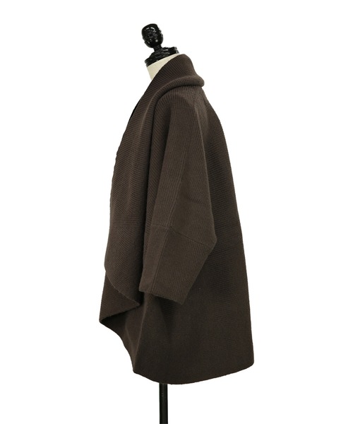 and it_(アンドイット)の「2wayバイカラーニットガウン(その他アウター・レディース・ブラック系1/ブラック系2・FREE)」の15枚目の写真