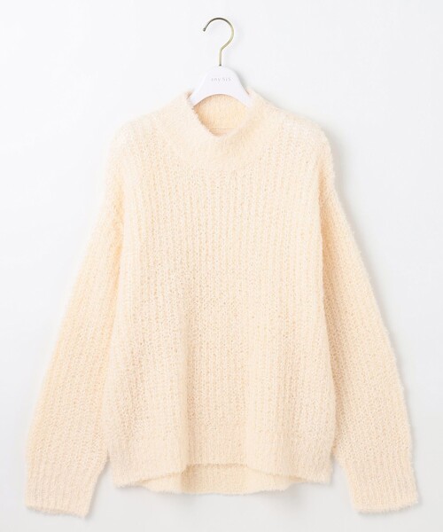 ANY SIS(エニィスィス)の「【洗える】ブークレースパンコール ニット(ニット/セーター・レディース・ライトグレー系/ピンク系/ブルー系/アイボリー系・2)」の14枚目の写真