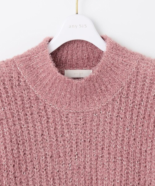 ANY SIS(エニィスィス)の「【洗える】ブークレースパンコール ニット(ニット/セーター・レディース・ライトグレー系/ピンク系/ブルー系/アイボリー系・2)」の19枚目の写真